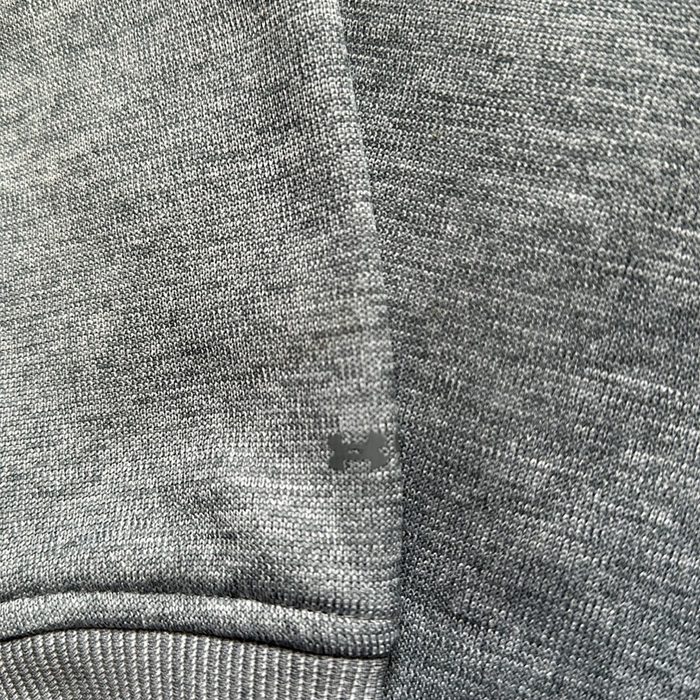 Unisex Under Armour Storm Heather grey quarter zip - S - Picture 3 of 8